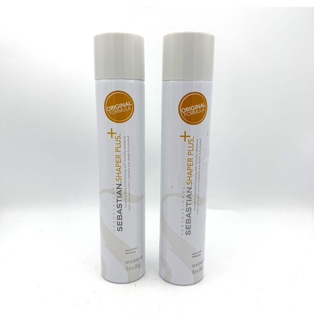 Sebastian Shaper Plus Hairspray Two 10.6oz White Original Formula Extra Hold